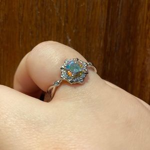 Size 9 large stone ring